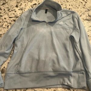 Adidas Golf Sky Blue Fleece Pullover